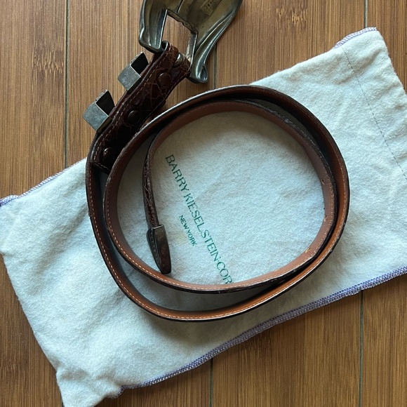 Barry Kieselstein-Cord Vintage Alligator/Silver Belt - Picture 7 of 10